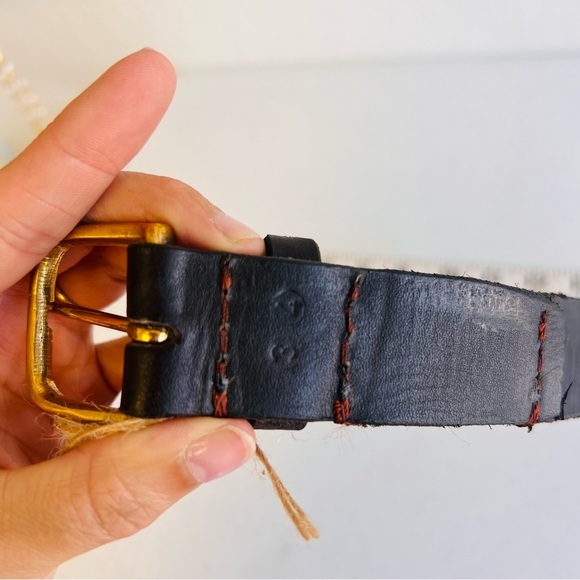 Beautiful Hand Crafted Holographic Purple White Beaded Belt 34 - Picture 2 of 9